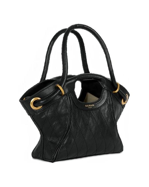 Balmain Black Small Tote