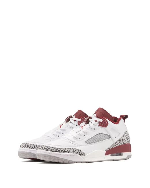 Nike White Spizike Low "Team" Sneakers for men