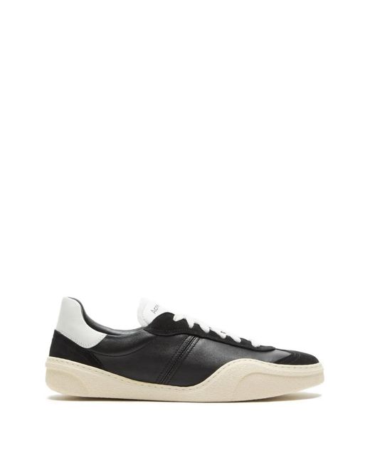 Acne White Bars Drago Sneakers