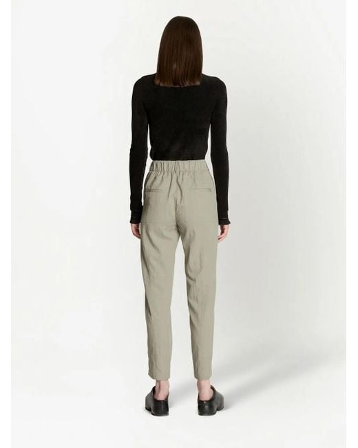 Proenza Schouler Natural Tapered Pocket-Detail Trousers