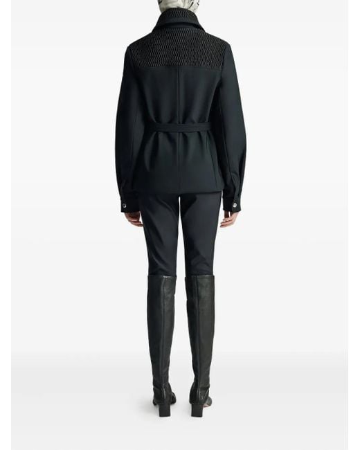 Fusalp Black Diamara Belted Bomber Jacket