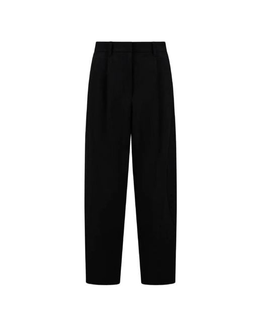 Laminar Black Elasticated Waist Trousers