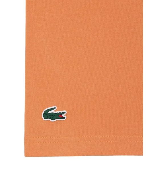 Lacoste Orange X Novak Djokovic Lot De T-Shirts Imprimés for men