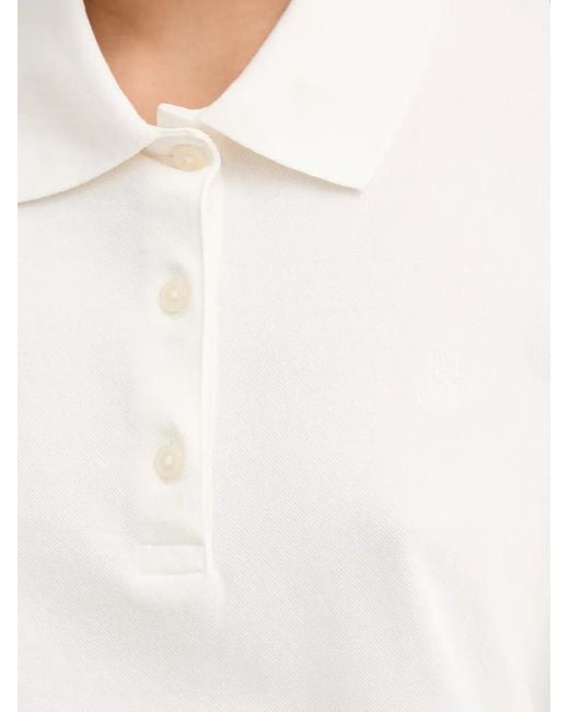 Marc O' Polo White Short-Sleeved Polo Shirt