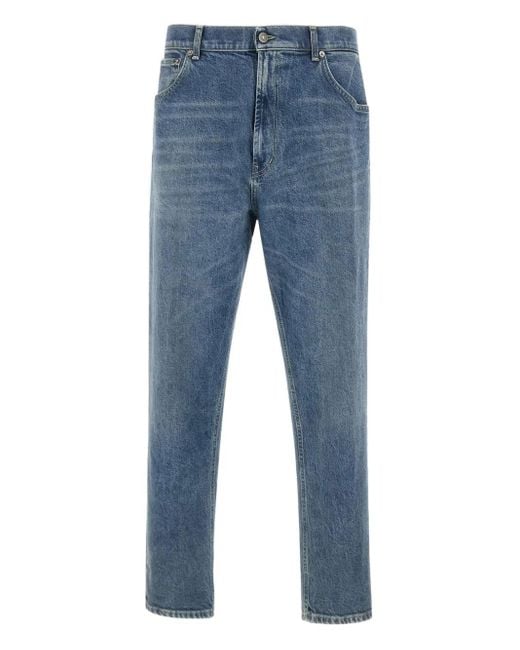 Dondup Blue Belt Loops Jeans for men