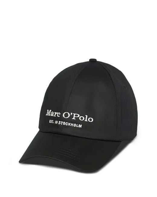 Marc O' Polo Black Logo-Embroidered Baseball Cap for men