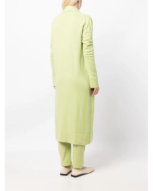 Teddy Cashmere Venzia オープンフロント カシミアカーディガン Yellow