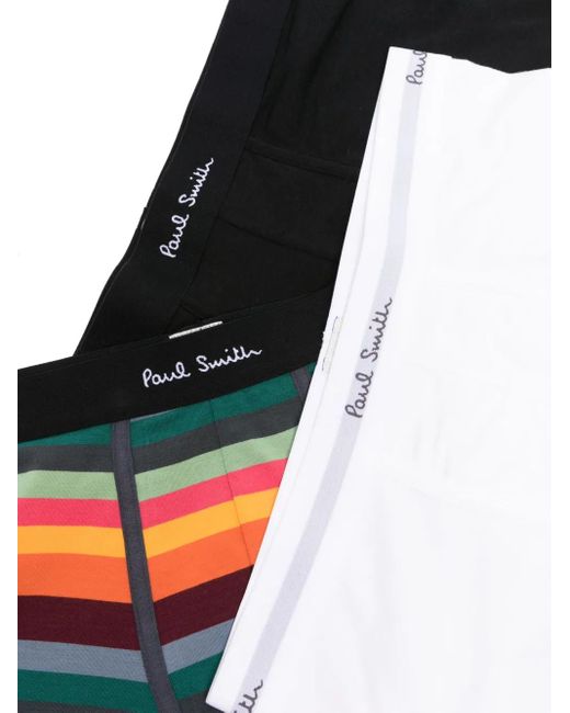 Set Di 3 Boxer Con Logo di Paul Smith in Red da Uomo