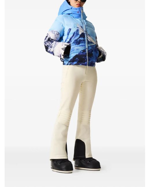 Perfect Moment Blue Polar Flare Down Ski Jacket