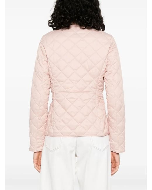 Barbour Pink Deveron Quilted Jacket