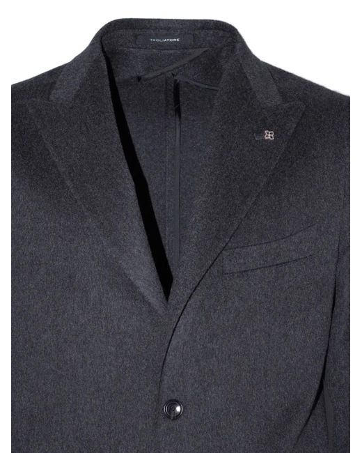 Tagliatore Blue Button Pin Blazer for men