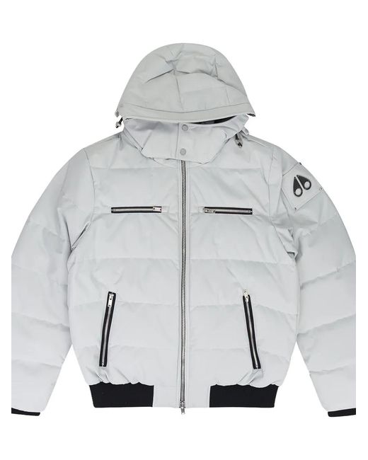 Moose Knuckles Gray Cloud Puffer Jacket for men