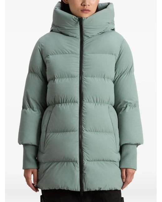 Woolrich Green Padded Quilted Jacket