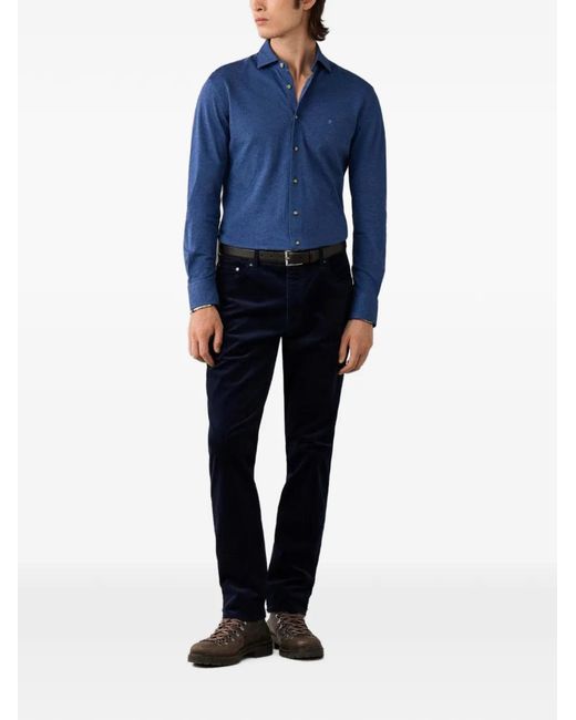 Hackett Blue Button-Up Shirt for men