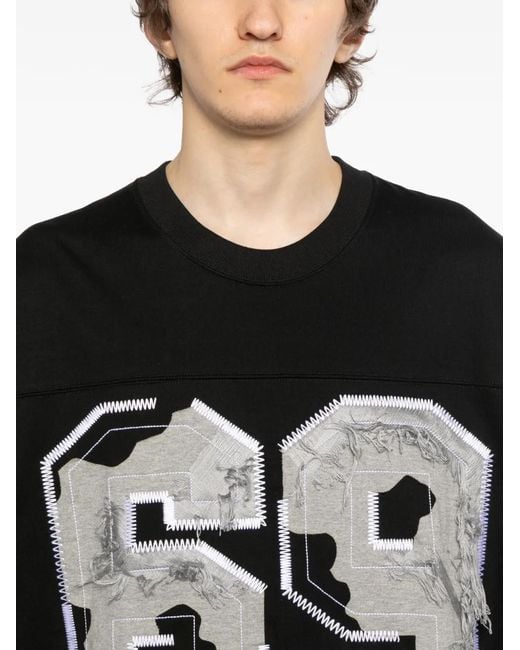 Mastermind Japan Black T-Shirt À Logo Imprimé for men