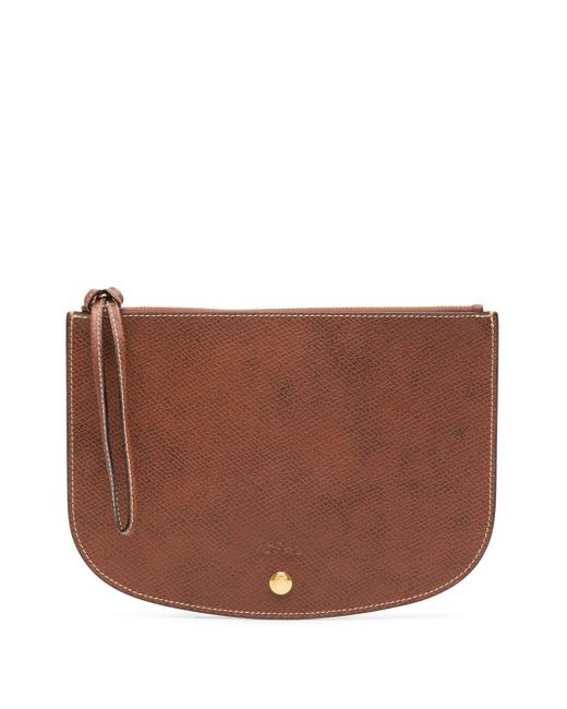 Longchamp Brown Épure Clutch Bag