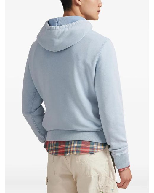 Felpa Polo Bear Con Cappuccio di Polo Ralph Lauren in Blue da Uomo