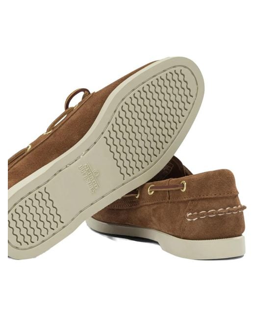 Sebago Brown Docksides Segelschuhe
