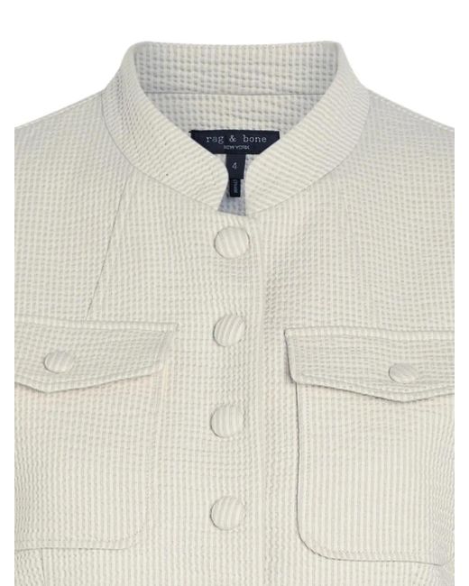 Rag & Bone White Mercer Jacket