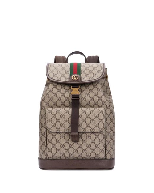 Gucci Natural Small Ophidia Backpack for men
