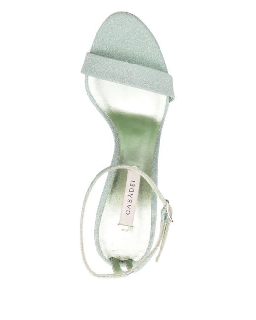 Casadei Marta Solar Eclipse 100mm サンダル White