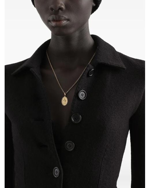 Dolce & Gabbana Black Single Breasted Wool Cloth Jacket