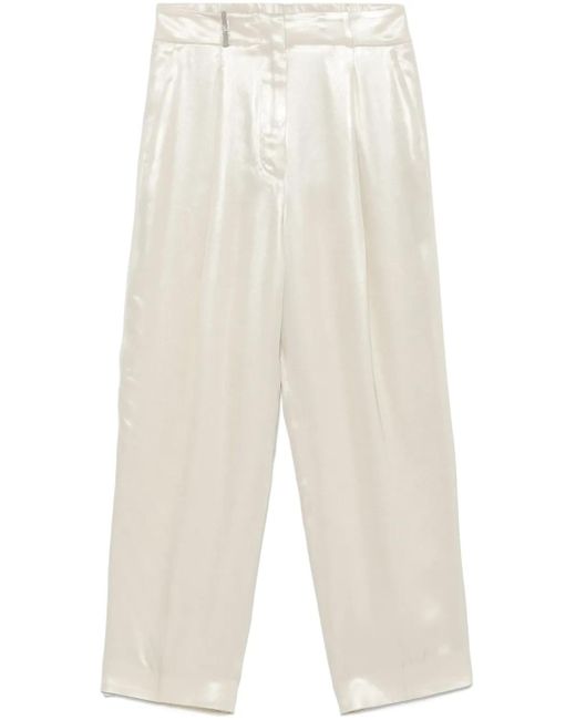 Peserico ツイル パンツ White