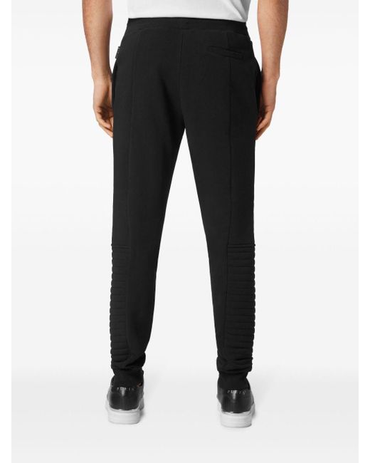 Pantalones de chándal ajustados Philipp Plein de hombre de color Black