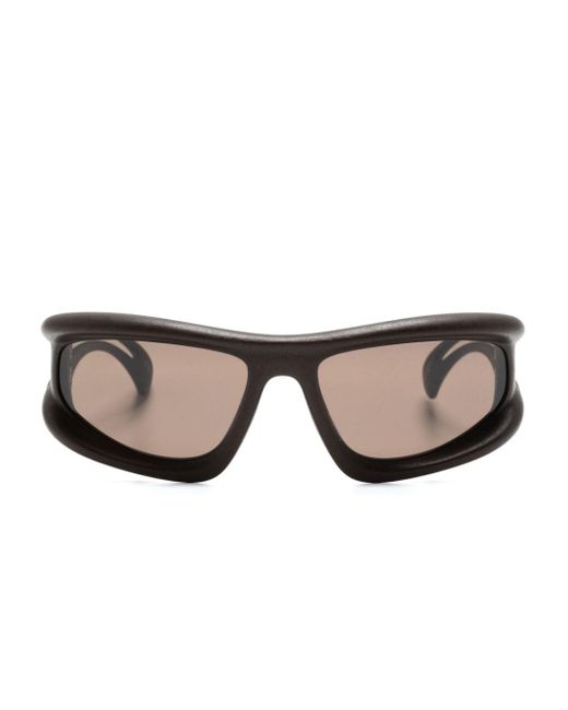 Mykita Brown Mafra Cat-eye Sunglasses