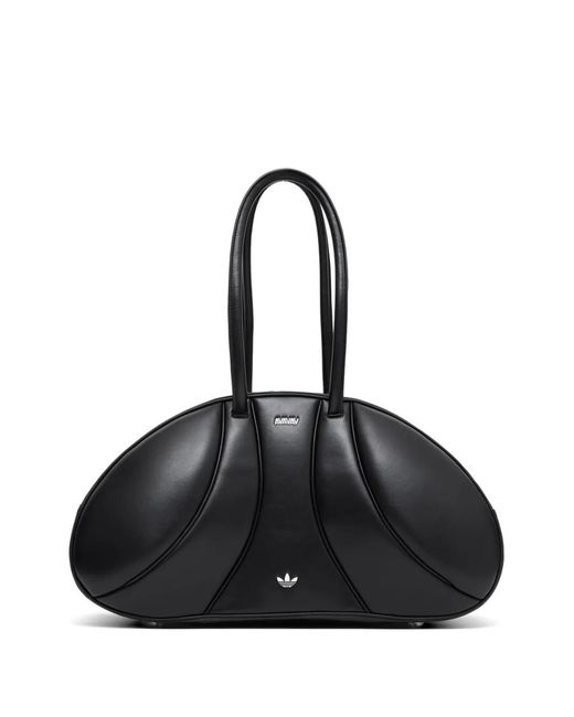 Borsa Tote Con Inserti di Adidas in Black