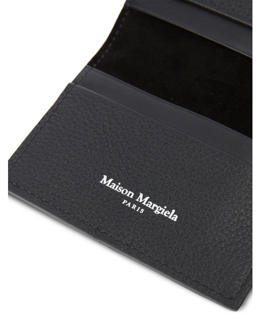 Maison Margiela Black Dress-Age Leather Card Holder