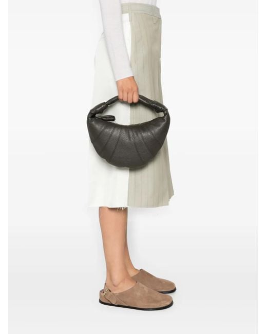 Lemaire Gray Fortune Croissant Tote Bag