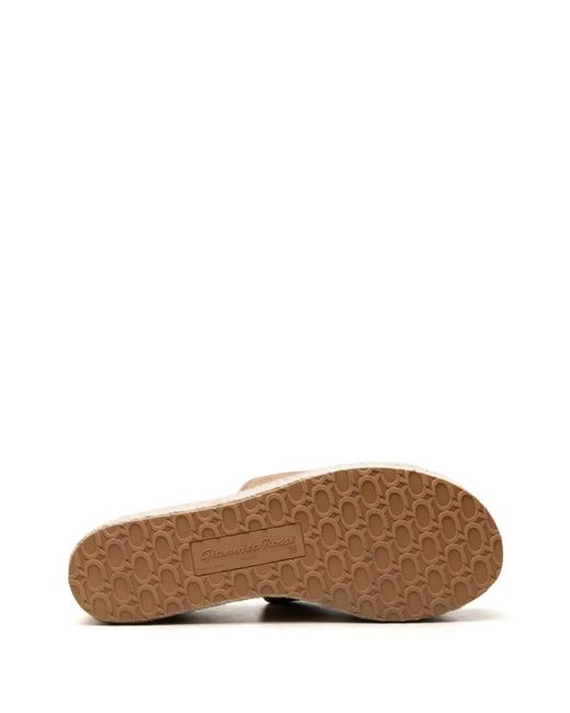 Gianvito Rossi Brown Suede Espadrilles