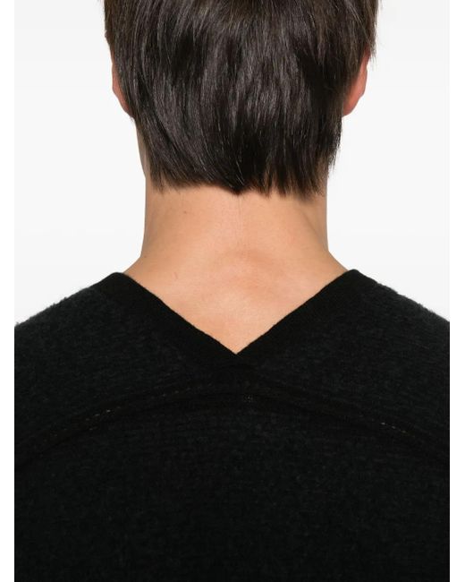 Label Under Construction T-Shirt mit Nahtdetail in Black für Herren