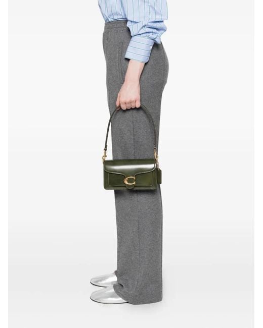 COACH Green Spazzolato Tabby 20 Shoulder Bag