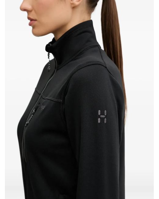 Haglöfs Black Rosson Mid Zip-Up Sweatshirt