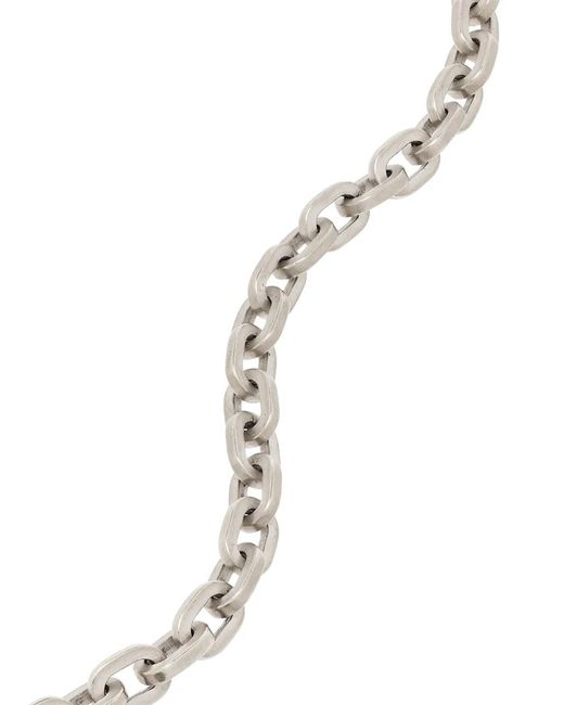 M. Cohen Metallic Sterling Chain-Link Bracelet for men