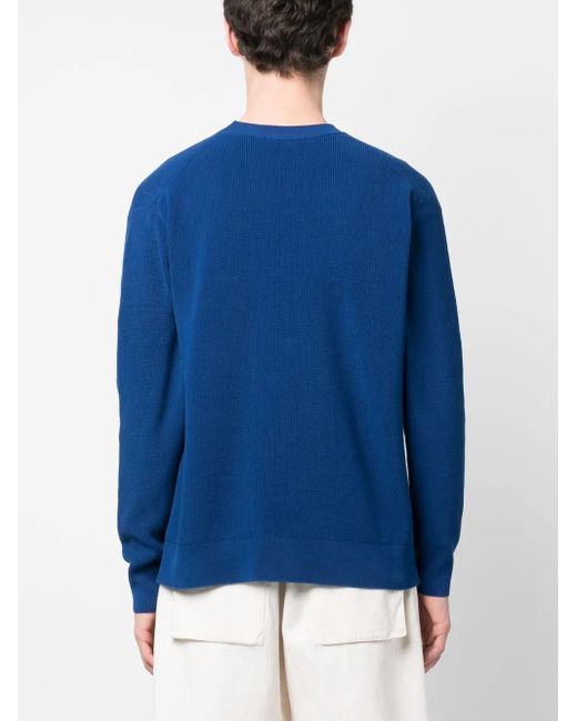 Pull À Patch Logo Maison Kitsuné pour homme en coloris Blue