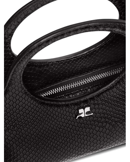 Borsa A Spalla Holy Mini di Courreges in Black