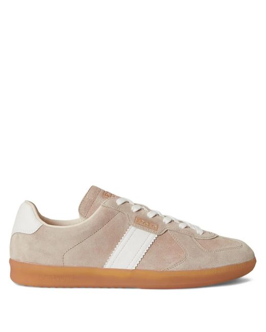Polo Ralph Lauren Pink Ténis Fild Court 100 Leather Sneakers for men