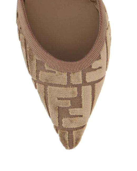 Fendi Brown Colibrì Lite Pumps 55mm