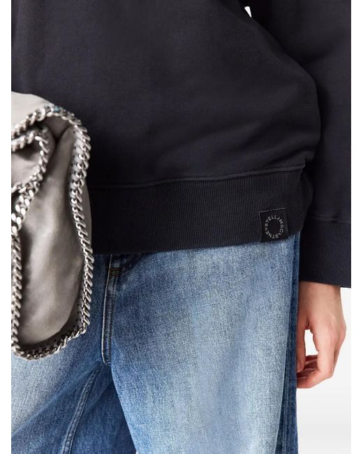 Stella McCartney Blue Mother Lover Graphic Hooded Top
