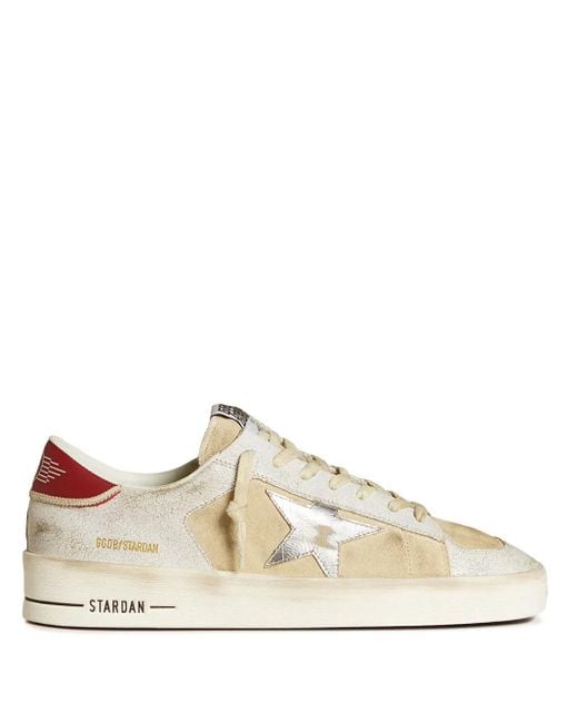 Golden Goose Deluxe Brand White Stardan Sneakers for men
