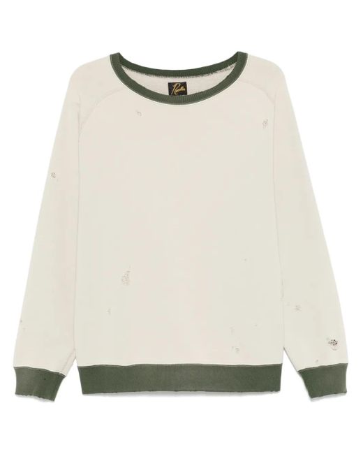 Needles Natural Ripped Sweatshirts for men