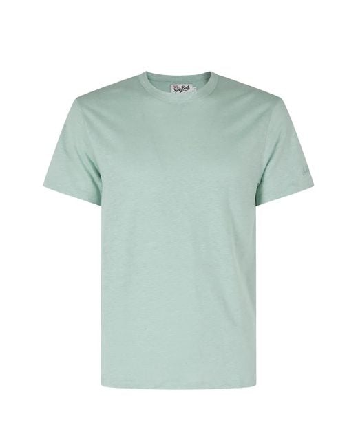 Mc2 Saint Barth Green Ecstasea Crew-Neck T-Shirt for men