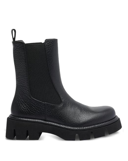 Paloma Barceló Black Stiefel Aus Kalbsleder