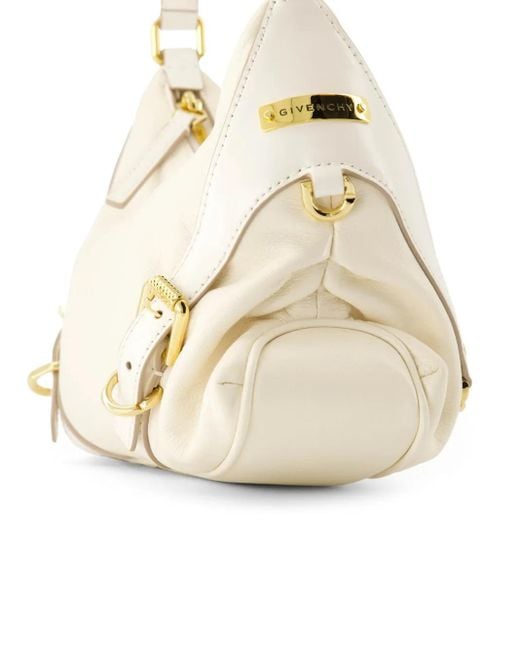 Givenchy Natural Voyou Leather Shoulder Bag
