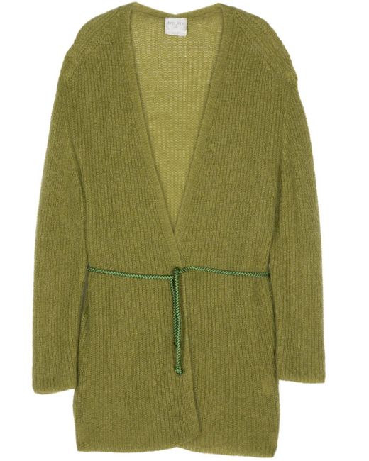 Forte Forte Green Belted Midi Cardigan