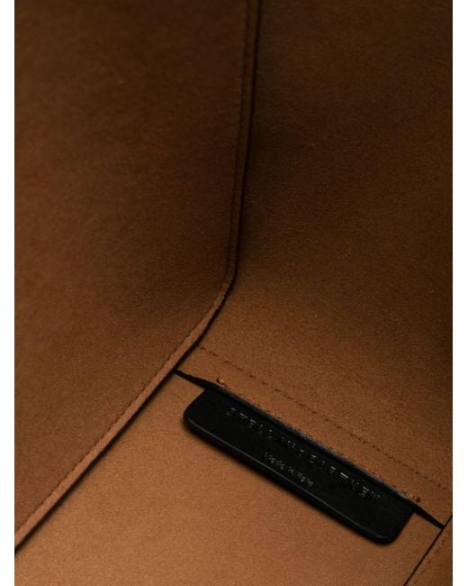 Stella McCartney Black Logo-perforated Leather Crossbody Bag