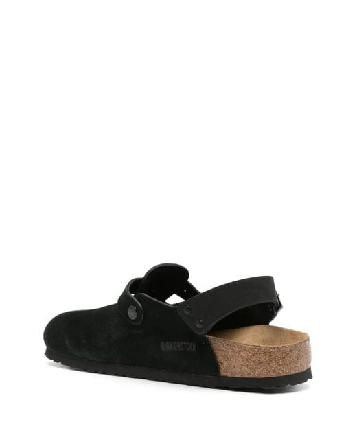 Birkenstock Black Tokio Suede Leather for men